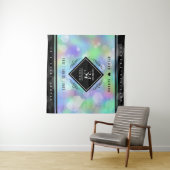 エレガントな34周年オパール結婚記念日お祝い タペストリー (インサイチュ(横))