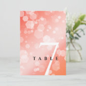 エレガントな35周年珊瑚婚式記念日 招待状 (スタンド正面)