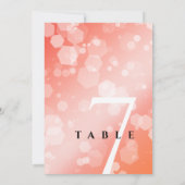 エレガントな35周年珊瑚婚式記念日 招待状 (裏面)