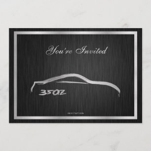 エレガントな350Z招待状 招待状