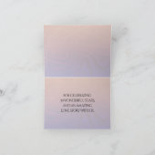 エレガントな39周年アゲート結婚記念日お祝い サンキューカード (内部)