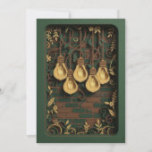 エレガントな3Dペーパーカット農村ボタニカル招待状 招待状 (裏面)