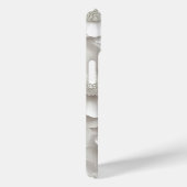 エレガントな3Dホワイトフラワーモチーフのスマホケース Case-Mate iPhoneケース (裏面 / 右)