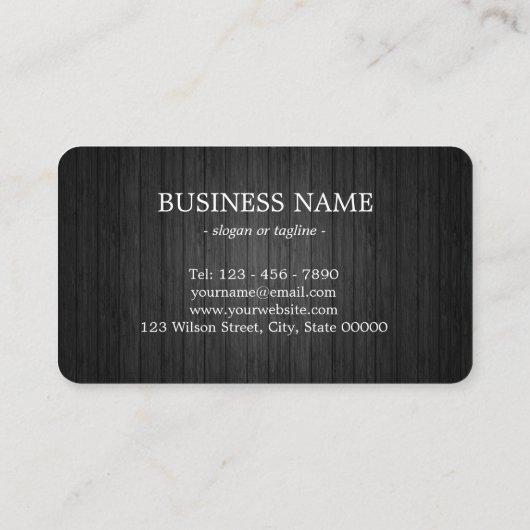 エレガントな3D黒い金ゴールドばら色デザイナー名刺 名刺 (裏面)