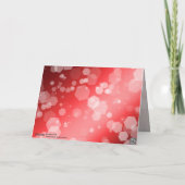 エレガントな40周年 80周年 ルビー 結婚記念日 サンキューカード (裏面)