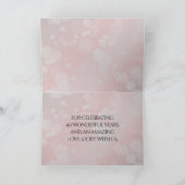 エレガントな40周年 80周年 ルビー 結婚記念日 サンキューカード (内部)