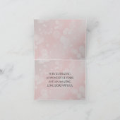 エレガントな40周年 80周年 ルビー 結婚記念日 サンキューカード (内部)