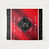 エレガントな42周年ジャスパー結婚記念日 タペストリー (正面(横))