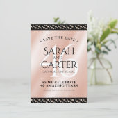 エレガントな46周年パールウェディングアニバーサリーセレブレーション セーブザデート (スタンド正面)