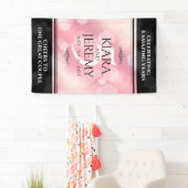 エレガントな5周年 ローズクォーツ 結婚記念日 横断幕 (インサイチュ)