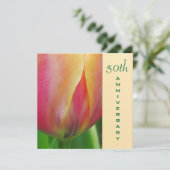 エレガントな50周年招待状 招待状 (スタンド正面)