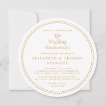 エレガントな50周年結婚記念日