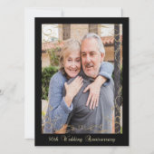 エレガントな50周年記念祝賀会 招待状 (正面)