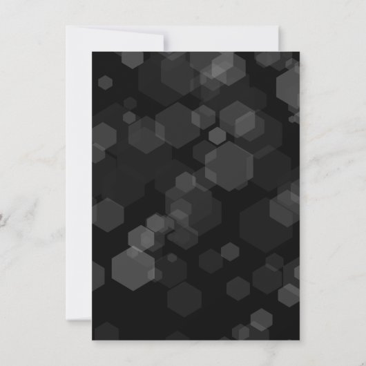 エレガントな50周年 ゴールデンウェディングアニバーサリー セーブザデート (裏面)