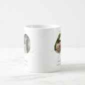 エレガントな60周年結婚記念日 2枚の写真 コーヒーマグカップ (中央)