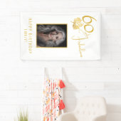 エレガントな60歳とファビュラス ツイグス 60歳の誕生日写真 横断幕 (インサイチュ)