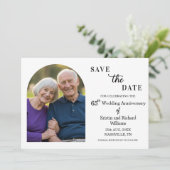 エレガントな65周年結婚記念日の写真 セーブザデート (スタンド正面)