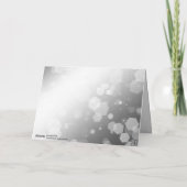 エレガントな70周年プラチナウエディングアニバーサリー サンキューカード (裏面)