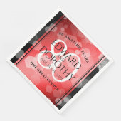 エレガントな80周年ルビー結婚記念日お祝い (コーナー)