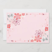 エレガントな《キリスト教》洗礼式や命名式のイベントの招待状 招待状 (裏面)