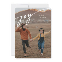 エレガントな 'ジョイ' ホワイト スクリプト 新年のフラット フォト