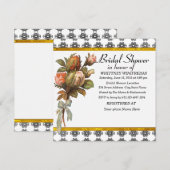 エレガントな ブライダルシャワーの招待状 招待状 (正面/裏面)