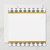 エレガントな ブライダルシャワーの招待状 招待状 (裏面)