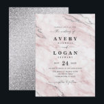 エレガントな ブラッシュ＆シルバーマーブル＆グリッター ウェディング 招待状<br><div class="desc">オフブラッシュ＆シルバーグレイのエレガントなマーブル＆グリッター ウェディングインビテーション。 このモダンなウェディング招待状は、どんな季節にもぴったりな繊細で柔らかな色合いで美しく仕上げられています。 ウィステリア ウェディング カラー パレットのカラーウェイ オフ ブラッシュ & シルバー グレイのカラーウェイで表示 - 偽のグリッター フォイル ベインと金箔のディテール、そして美しいスクリプト フォントとテールが付いた、メタリック マーブル ウェディング コレクションは、あなたのウェディングを記憶に残る美しいものにしてくれるでしょう。

詳細を見るには、Chic Paperie の 2021 年のウェディング コレクションを検索して、今年のトレンディなデザインとウェディング カラーを見ることができます。</div>