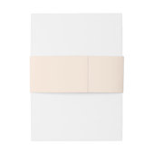 エレガントな、ベージュピンクのパステルカラーの花束 招待状ベリーバンド (裏面例)