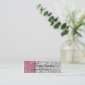 「エレガントな」名刺 スキニー名刺 (スタンド正面)