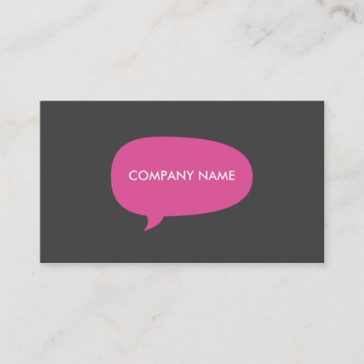 エレガントな、専門の名刺のテンプレート 名刺 (正面)