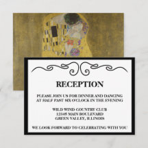 エレガントな「接吻」ウェディングレセプション