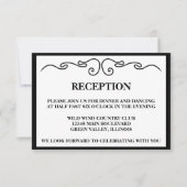 エレガントな「桜の花」結婚式披露宴 招待状 (正面)