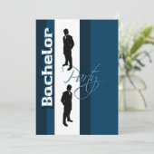 エレガントな“独身最後の夜”のフォーマルパーティー 招待状 (スタンド正面)