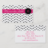 エレガントな"Miranda " 名刺 (正面/裏面)