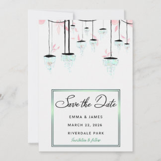 エレガントな Save The Date 招待状