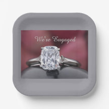 エレガントな「We're Engaged」ダイヤモンド・リング・パーティー