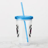 エレガントなBuncoパーソナライズな一流のプレーヤー アクリルタンブラー (左)