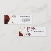 エレガントなBusinesscard スキニー名刺 (正面/裏面)