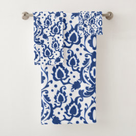 エレガントなCasbahの青いモロッコのスパ バスタオルセット