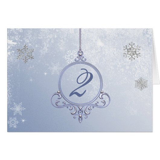 エレガントなCyrstalの青い披露宴のテーブル数 (正面横)