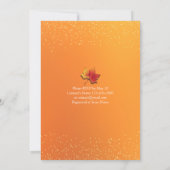 エレガントなEAT Drink & Be Married ウェディング招待状 招待状 (裏面)