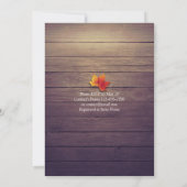 エレガントなEAT Drink & Be Married ウェディング招待状 招待状 (裏面)