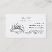 エレガントなHeadshotの名刺 名刺 (裏面)