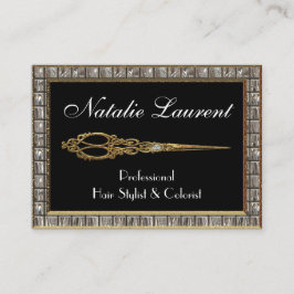 エレガントなIV美容師Royaleを切って下さい 名刺