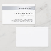 エレガントなModern Minimalist Design Trendy Company 名刺 (正面/裏面)