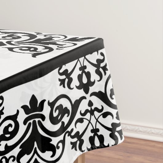 エレガントなmonogramedダマスク織 テーブルクロス (インサイチュ)