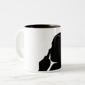 エレガントなNosepickerのコーヒー・マグ ツートーンマグカップ (正面左)