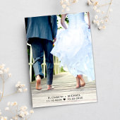 エレガントなQRコード写真ピンクの結婚式披露宴 招待状