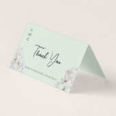 エレガントなsage greenの結婚式封筒カード (正面)